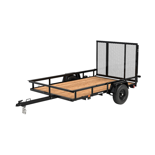A trailer is shown. Shop trailers and towing.